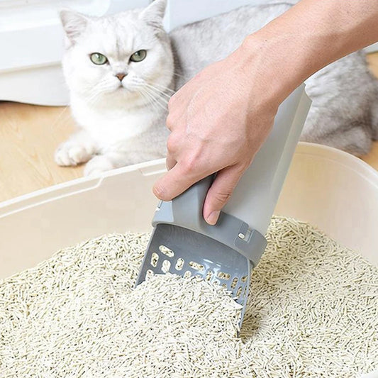 Portable Cat Litter Shovel Scoop with Refill Bag