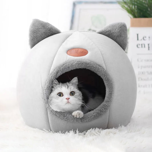 Deep Sleep Comfort Cat Bed Cozy Cave