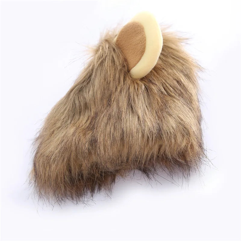 Lion Wig Pet Halloween Funny Costume