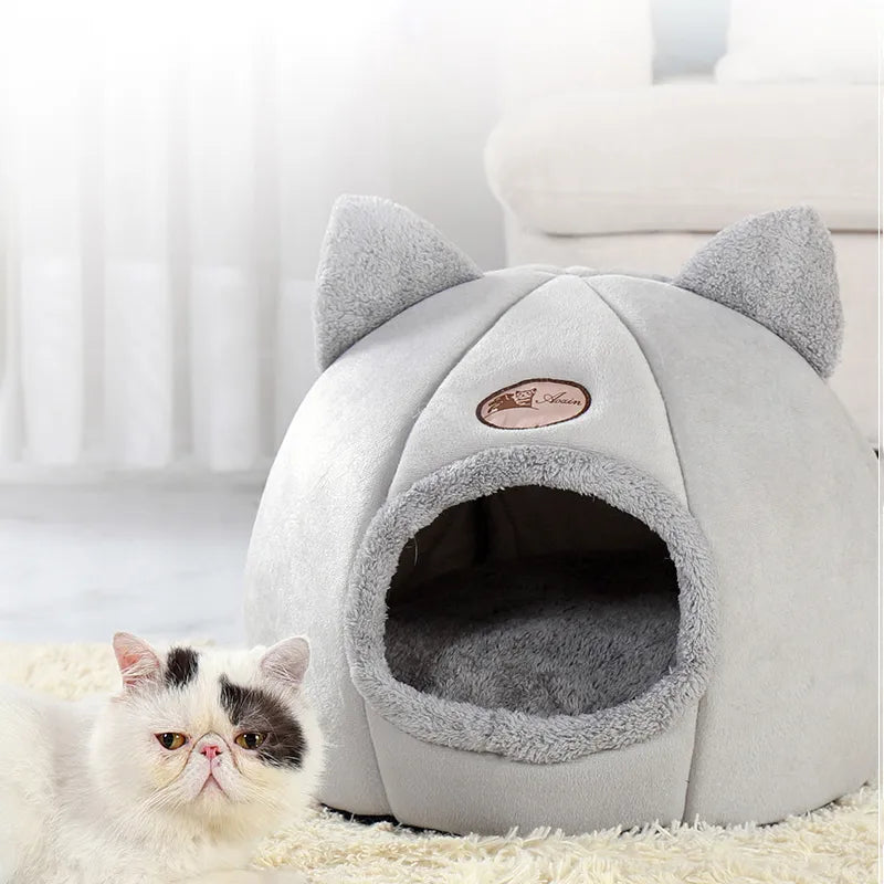 Deep Sleep Comfort Cat Bed Cozy Cave