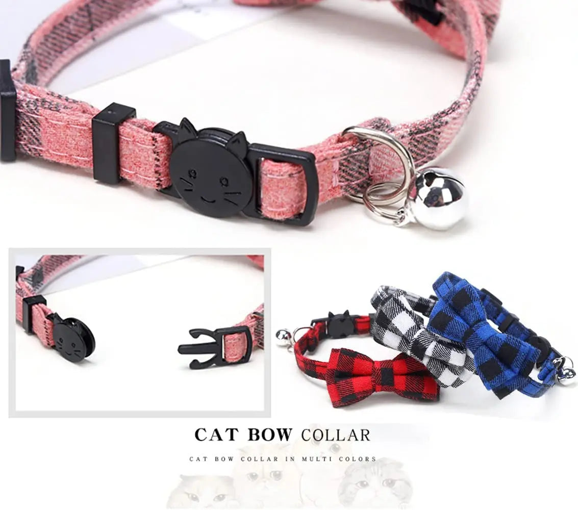 Scott Bow Tie Collar with Small Bell