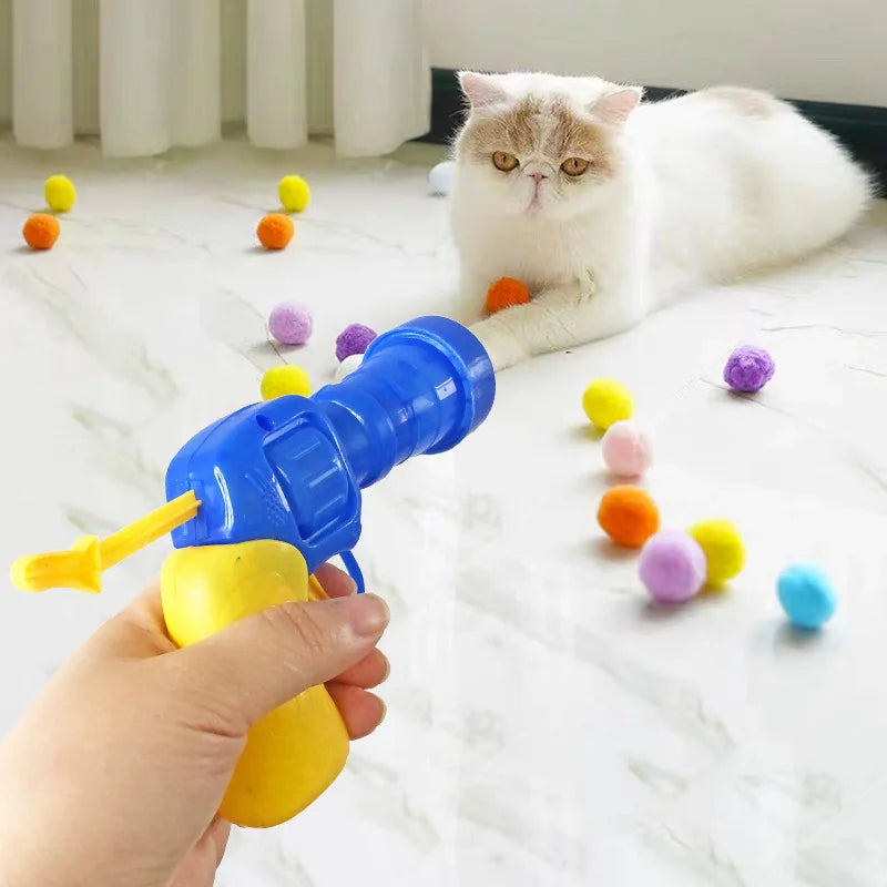 Shooting Gun Games Plush Ball Pet Toy