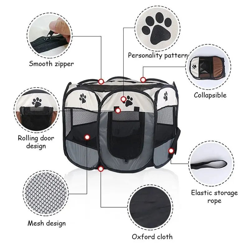 Portable Foldable Pet Tent Kennel