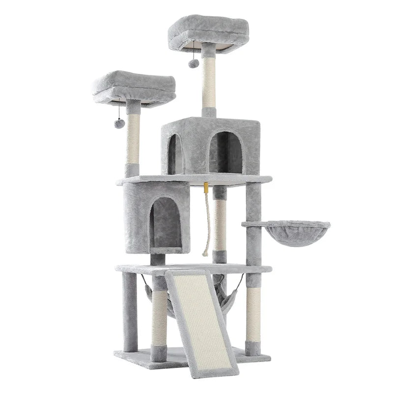 Multi-Level Cat Tree with Scratching Posts