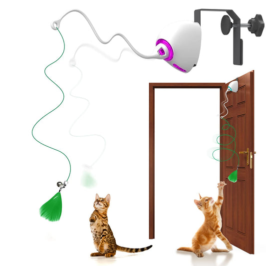 Electric Cat Toy Rope Automatic Teaser Hanging Door