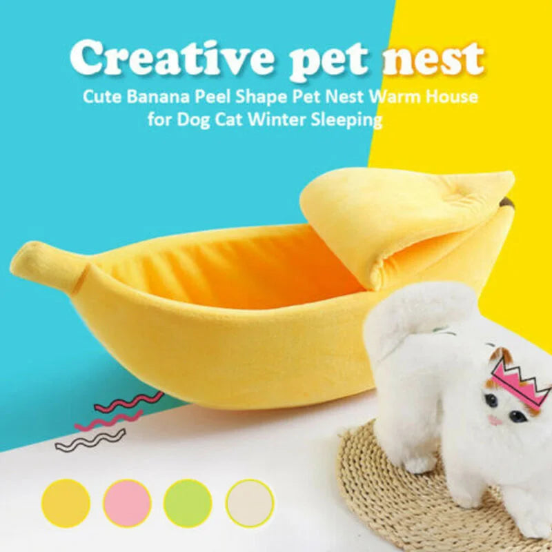 Funny Banana Cat Bed House