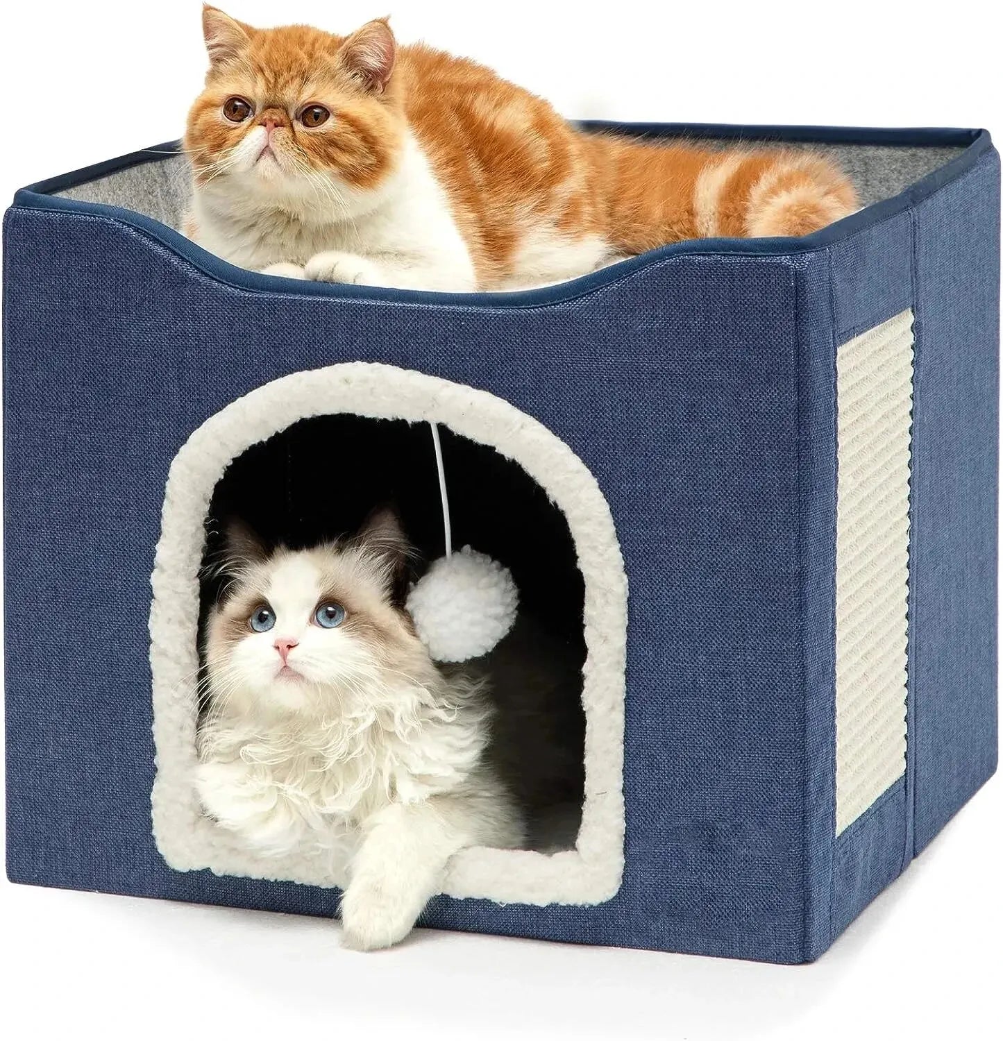 Double Layered Foldable Cat Beds