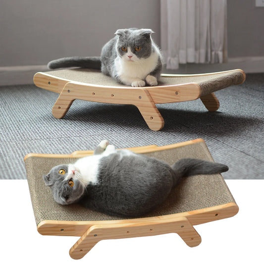 Wooden Cat Scratcher Board